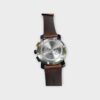 Movado Bold Chronograph Black Dial with Cognac Leather Strap Watch (SPG061008)