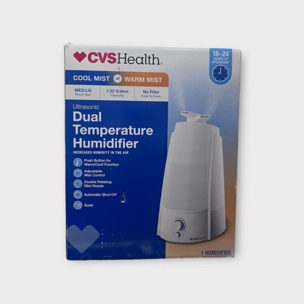 CVS PHARMACY 161784 DUAL TEMPERATURE HUMIDIFIER (SPG059302)