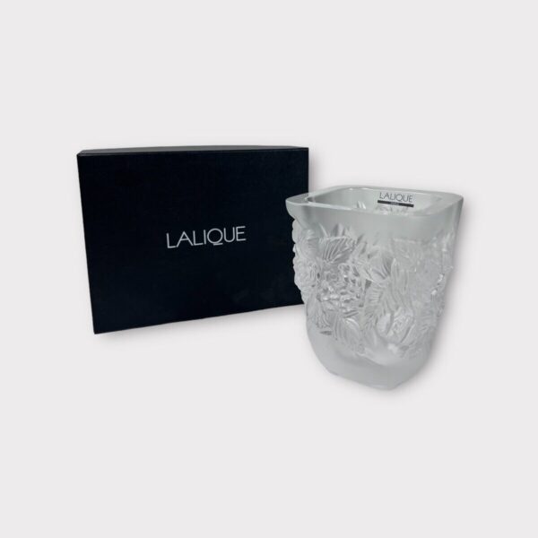 LALIQUE PIVOINES ACCENT VASE 5.5" HEIGHT (SPG057742)