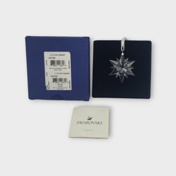 SWAROVSKI Crystal 2017 Little Star Snowflake Christmas Ornament 5257592 Mint NIB