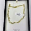 Lot of 5 House of Harlow 1960 14kt Gold Plated 16" Paper Clip Necklace