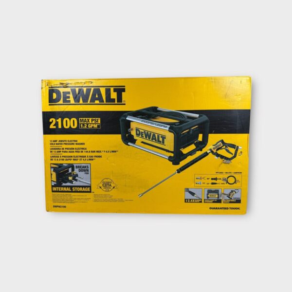 DeWALT DWPW2100 2,100 PSI Electric Cold Water Pressure Washer