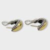 Lagos Caviar Maya 925 Sterling Silver / 18K Gold Two-Toned Earrings (SPG062203)