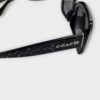 Coach Grey Gradient Rectangular Ladies Sunglasses HC8380U CL922 (SPG062158)