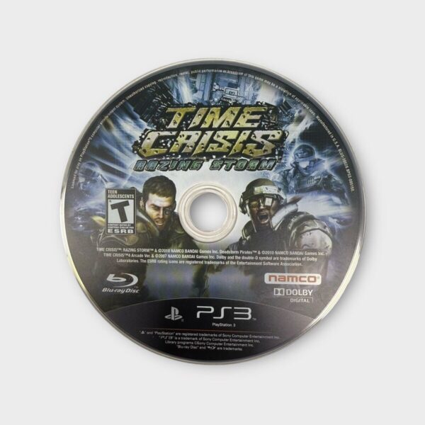 Time Crisis: Razing Storm (Sony PlayStation 3, 2010) - DISC ONLY (SPG062638)