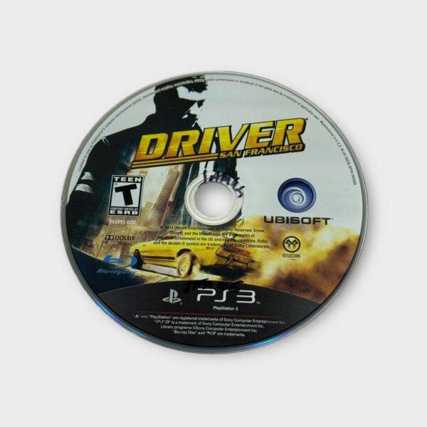 Driver: San Francisco (Sony PlayStation 3, 2011) Disc Only (SPG062637)