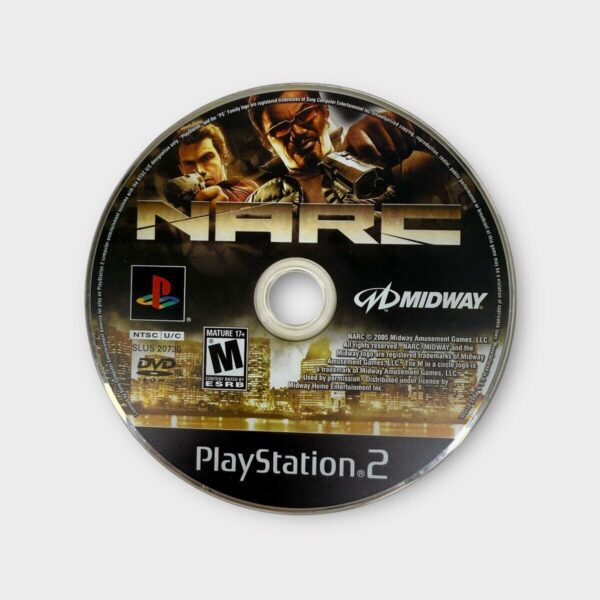 Narc (Sony PlayStation 2 PS2, 2005) - Disc Only (SPG062641)