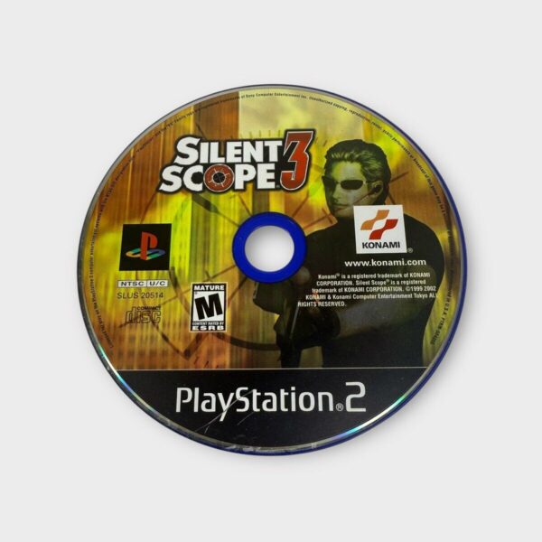 Silent Scope 3 PS2 Sony PlayStation 2 Disc Only (SPG062631)