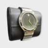 Movado Stainless Steel/Black Dial Swiss Made 40mm Men's Watch (SPG062567)