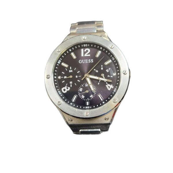 Mens Wristwatch GUESS GW0454G1 Multifunction Stainless Steel Black (SPG063072)