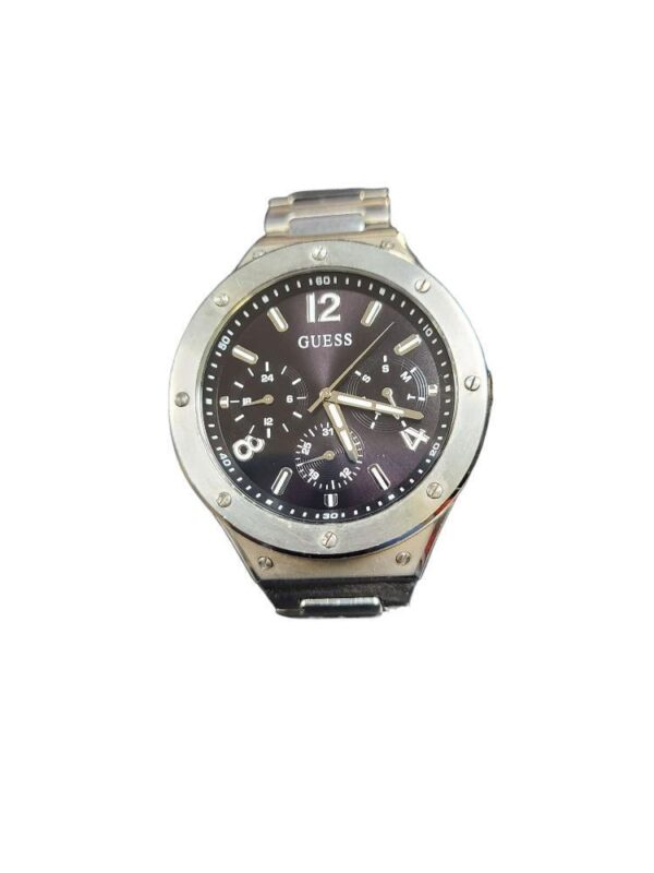 Mens Wristwatch GUESS GW0454G1 Multifunction Stainless Steel Black (SPG063072)