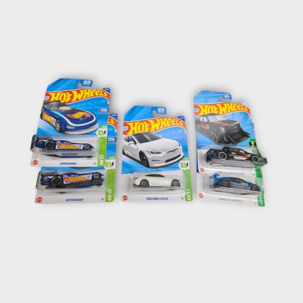 Hot Wheels EV Edition and Green Speed Edition Lot Of 5