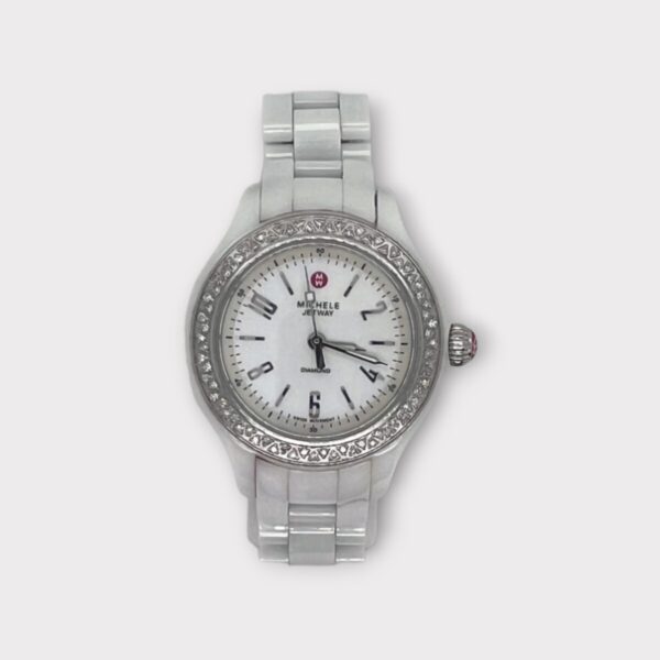 Michele Diamond Jetway Lady's Wristwatch MWW17E000001 CERAMIC WATCH (SPG054881)