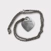 Tiffany & Co. NYC Pink Enamel Heart Tag Pendant Charm w/ 20" Chain (SPG052909)