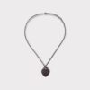 Tiffany & Co. NYC Pink Enamel Heart Tag Pendant Charm w/ 20" Chain (SPG052909)