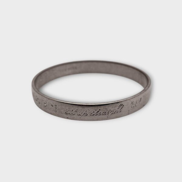 Kate Spade New York Idiom "Mom Said So" Silver Bangle Bracelet (SPG043327)