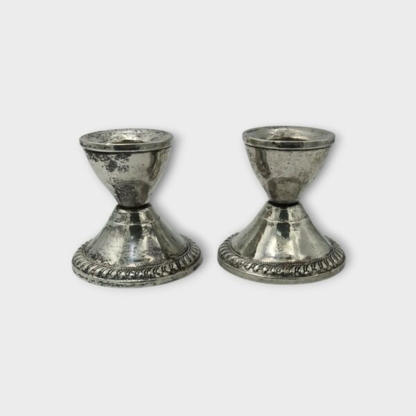 Vintage Antique Uchin Creations Sterling Weighted Candlestick Holder (SPG043299)