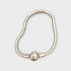 Pandora Moments Sterling Silver Round Clasp Snake 7.5” Bracelet (SPG063148)