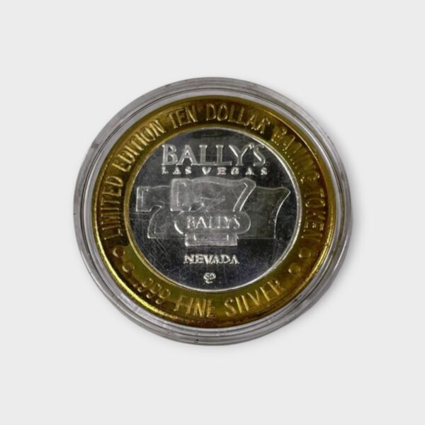 777 Bally's Limited Edition $10 Dollar Gaming Token .999 Silver (SPG063469)