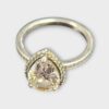 PANDORA Sterling Silver Sparkling Teardrop Halo Ring Size 7.5 (SPG063154)
