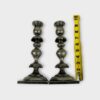 (2)NORBLIN & CO ANTIQUE SILVER PLATED SABBATH 9-1/2"CANDLESTICK HOLD (SPG063489)