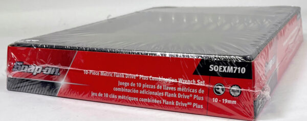 Snap-on 10pc Metric 12 Point FLANK DRIVE PLUS Combination Wrench Set SOEXM710