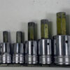 SNAP-ON TOOLS 7 Pc. 1/2 DRIVE METRIC HEX BIT SOCKET DRIVER SET 307ESAMY