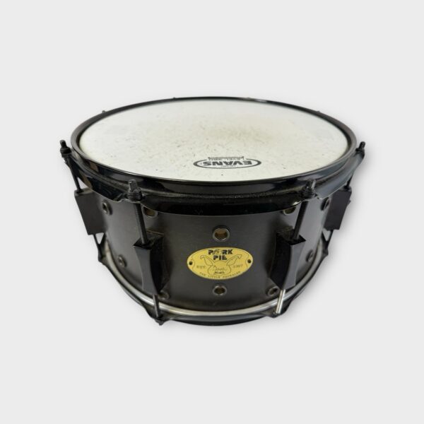 Pork Pie 13X7 Little Squealer Snare Satin Black Drum (missing tension screw)