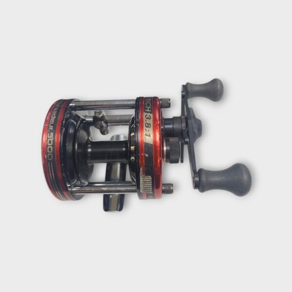 Vintage Abu Garcia Ambassadeur 5000 Casting Reel, Red