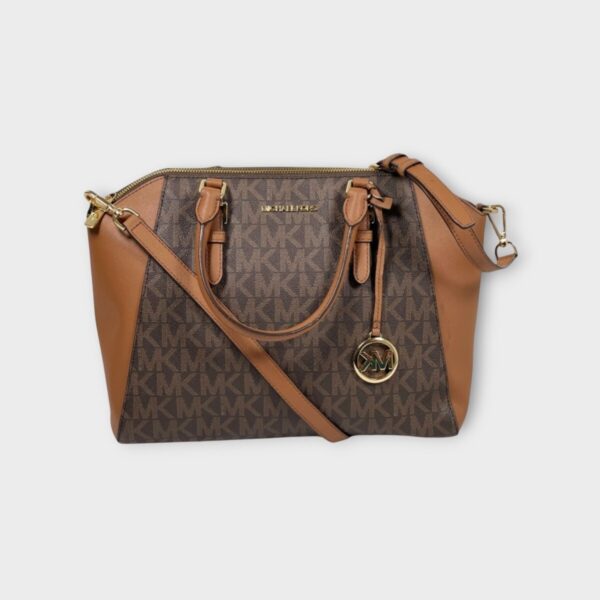 Michael Kors Ciara MD Messenger Monogram Satchel Handbag (SPG049182)