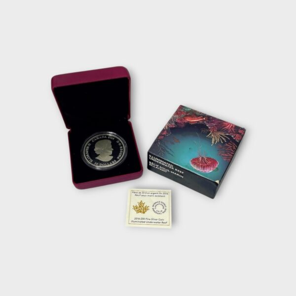 CANADA 2016 PROOF $30 2 OZ FINE SILVER COIN ILLUMINATED UNDERWATER R (SPG063693)