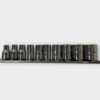 Snap-On 110YTMY 10-Pc SAE 1/4" Drive Shallow SOCKET SET 3/16-9/16"