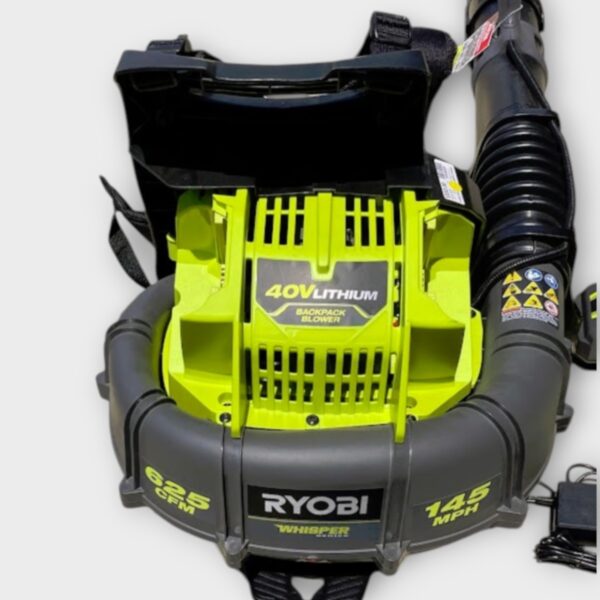 RYOBI RY40404VNM 145MPH 625CFM 40V Li-Ion Cordless Backpack Blower K (SPG062656)