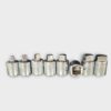 8 Pc.- MAC Tools 1/4"-5/8" SAE 1/2" Drive Square External Drain Plug Socket Set