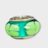 Authentic Pandora #790927 Kiss Me, I'm Irish Clover Murano Glass Bea (SPG064118)