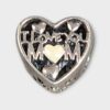 Pandora I Love You Mom Mum Heart Silver Sterling MOM Charm S925 (SPG064061)
