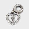 Disney Pandora Tinkerbell Charm Heart Dangle (SPG064059)
