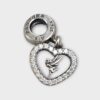 Disney Pandora Tinkerbell Charm Heart Dangle (SPG064059)
