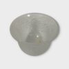Lalique Rosemary 3" Candlestick Bowl Frosted Clear Crystal France (SPG064099)