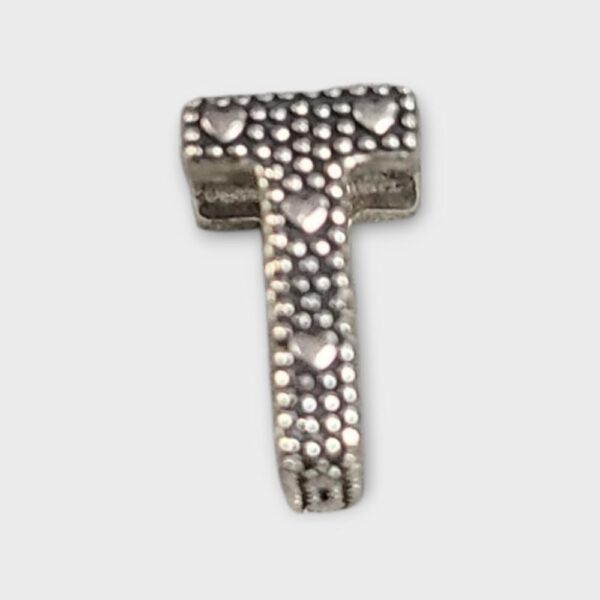 Pandora Sterling Silver Letter T Bead Charm (SPG064065)