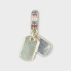 Pandora Hero Dog Tag Military Dangle Charm Sterling Silver 797659CZR (SPG064121)