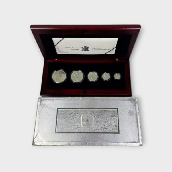 2003 Canada 15th Anniversary .999 Silver Maple Leaf Hologram Set (SPG064001)
