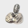 Pandora First My Mother Rose Heart Charm (SPG064052)