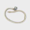 Pandora 925 Moments Snake Chain Barrel Clasp Charm Bracelet 7.75" (SPG064113)