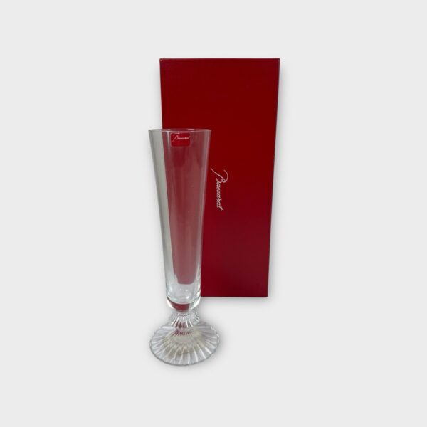 BACCARAT France MILLE NUITS Crystal FLUTISSIMO CHAMPAGNE FLUTE w/ Box