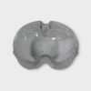 Lalique Arums Art Deco Frosted Crystal Leaf Bowl, Signed