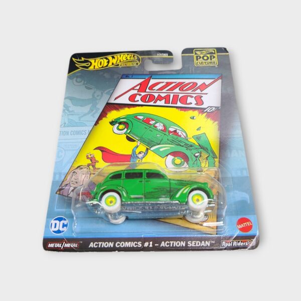 ⭐️Hot Wheels Premium Pop Culture Action Comics #1 Action Sedan Superman 2024⭐️