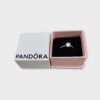 Pandora ALE Sterling Silver Sparkling Crown Solitaire Ring CZ Size 9 (SPG064249)