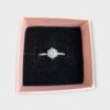 Pandora ALE Sterling Silver Sparkling Crown Solitaire Ring CZ Size 9 (SPG064249)