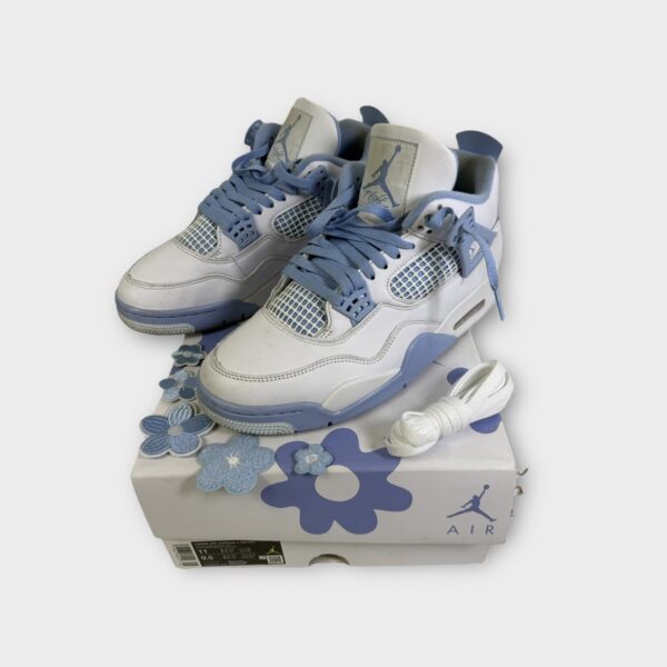 Size 9.5M/11W - Jordan 4 Retro Forget Me Not (Women's) HV0823-100 Pr (SPG064213)